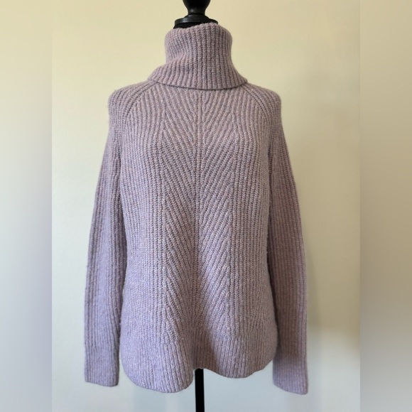 Women’s Madewell Lavender Mercer Turtleneck Sweater in Coziest‎ Yarn Size XS - Picture 5 of 11